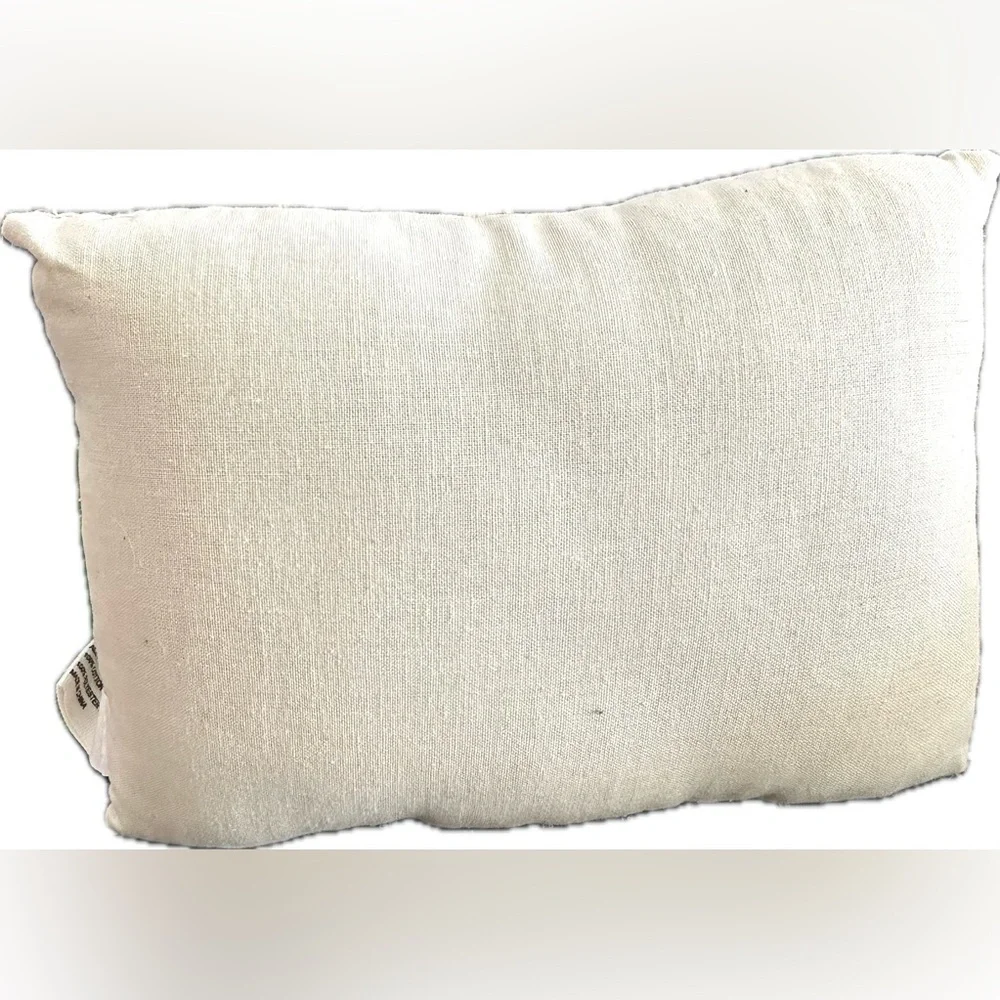NATURAL LIFE Cream Accent Pillow with Floral Design